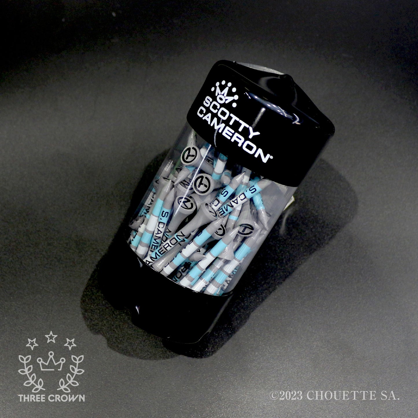 Circle T Wood Tee Can Gray&White&TiffanyBlue