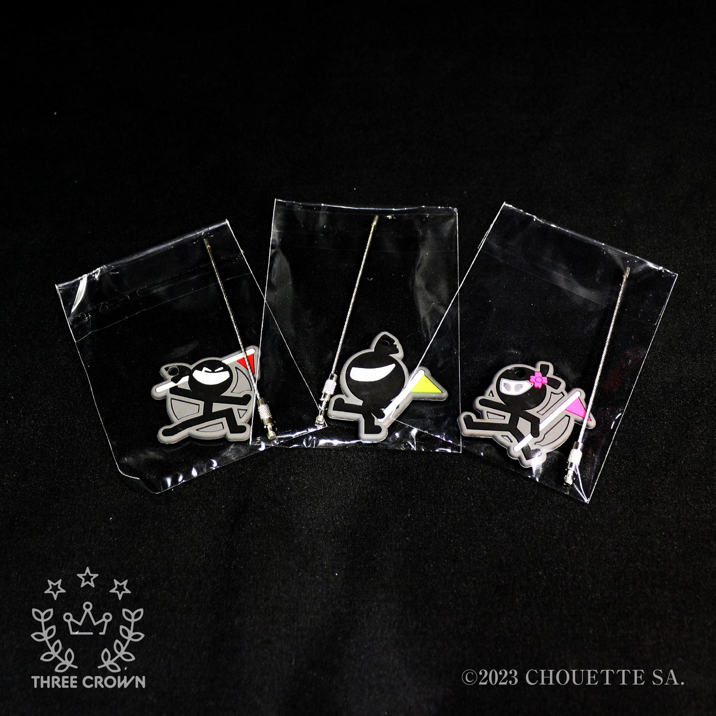 Japan Gallery Limited Warrior Family Key Fob Set Wasabi&Ginger&Eddiemame