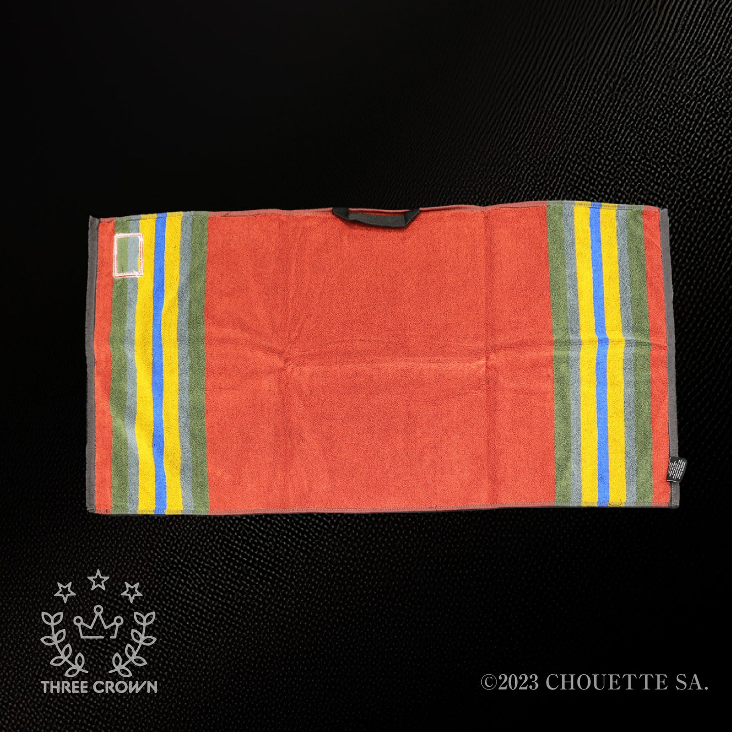 Camp Stripe Towel Red&Olive