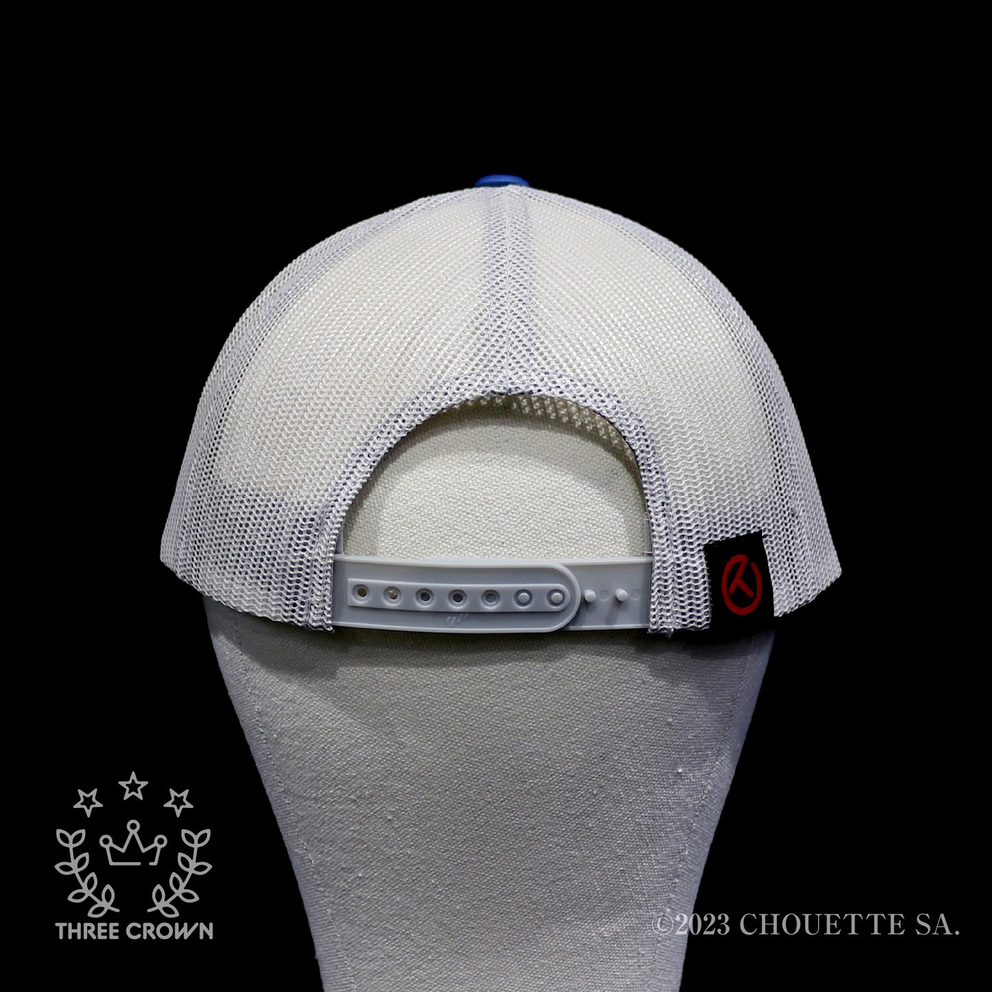 2023 Limited Laguna font Leather Square Patch Blue&White