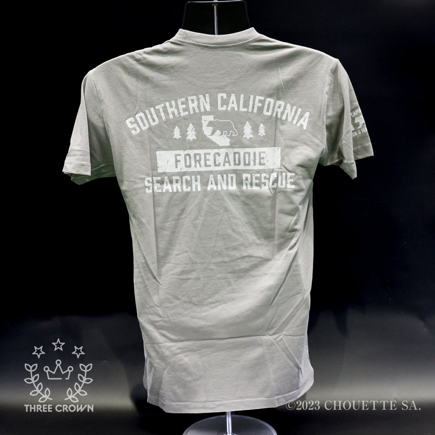 2021 US Open Limited T-Shirt Forecaddie Warm Gray