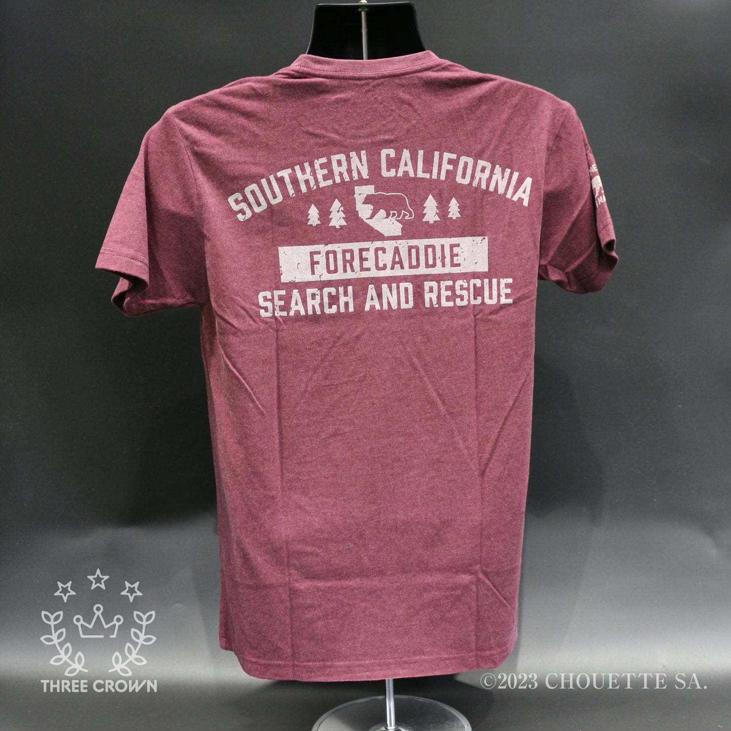 2021 US Open Limited T-Shirt Forecaddie Maroon