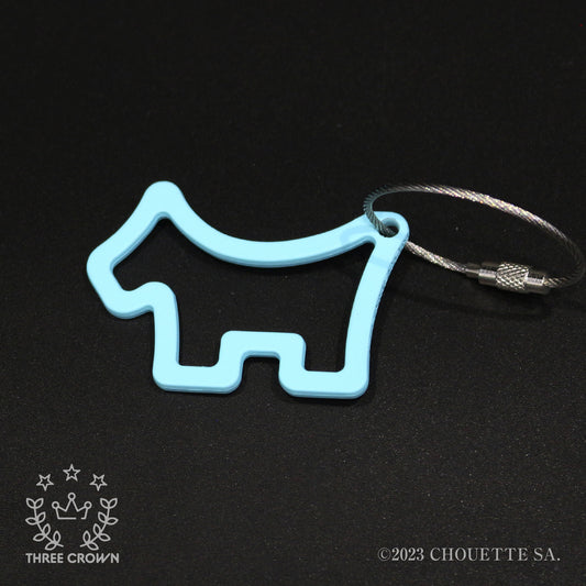 Cookie Cutter Scotty Dog TiffanyBlue Key Fob