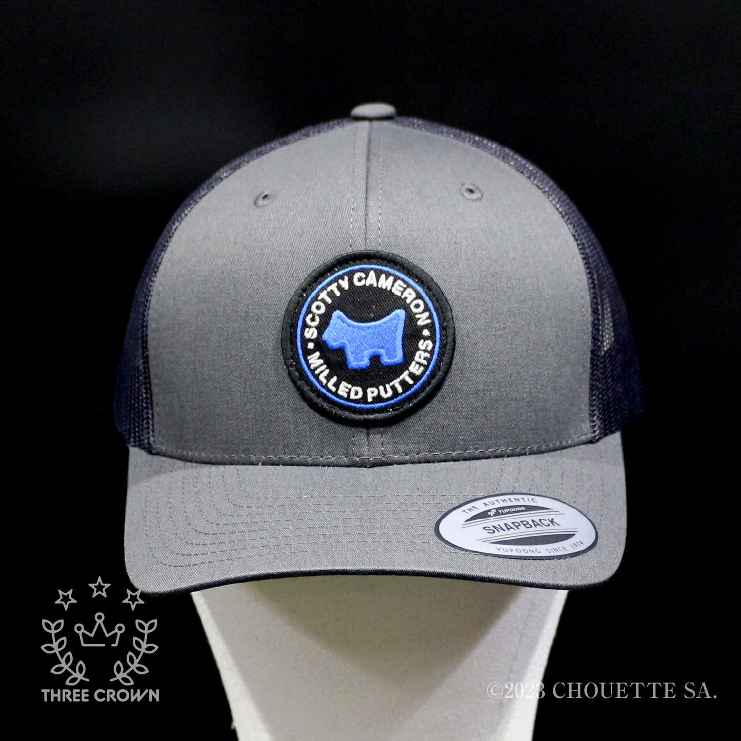 2023 Limited Scotty Dog Round Patch Charcoal