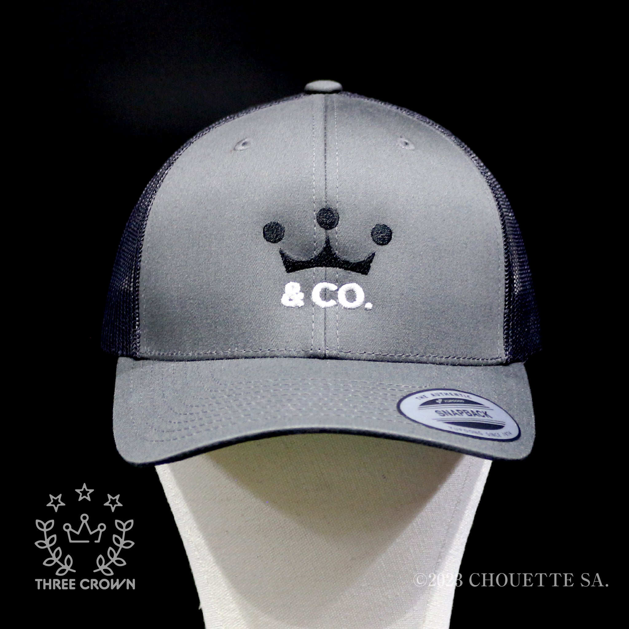 2023 PGA Championship Limited Crown&Co. Charcoal – THREE CROWN 