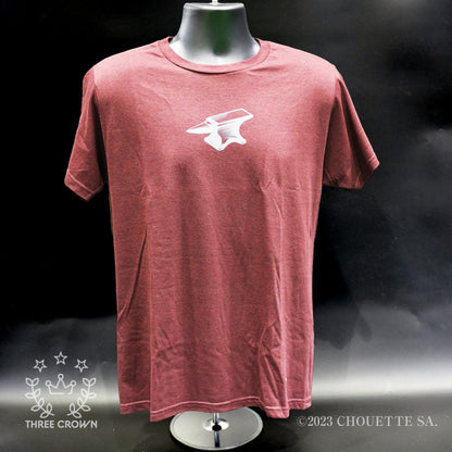 California Gallery Limited Industrial Anvil T-Shirt Burgundy