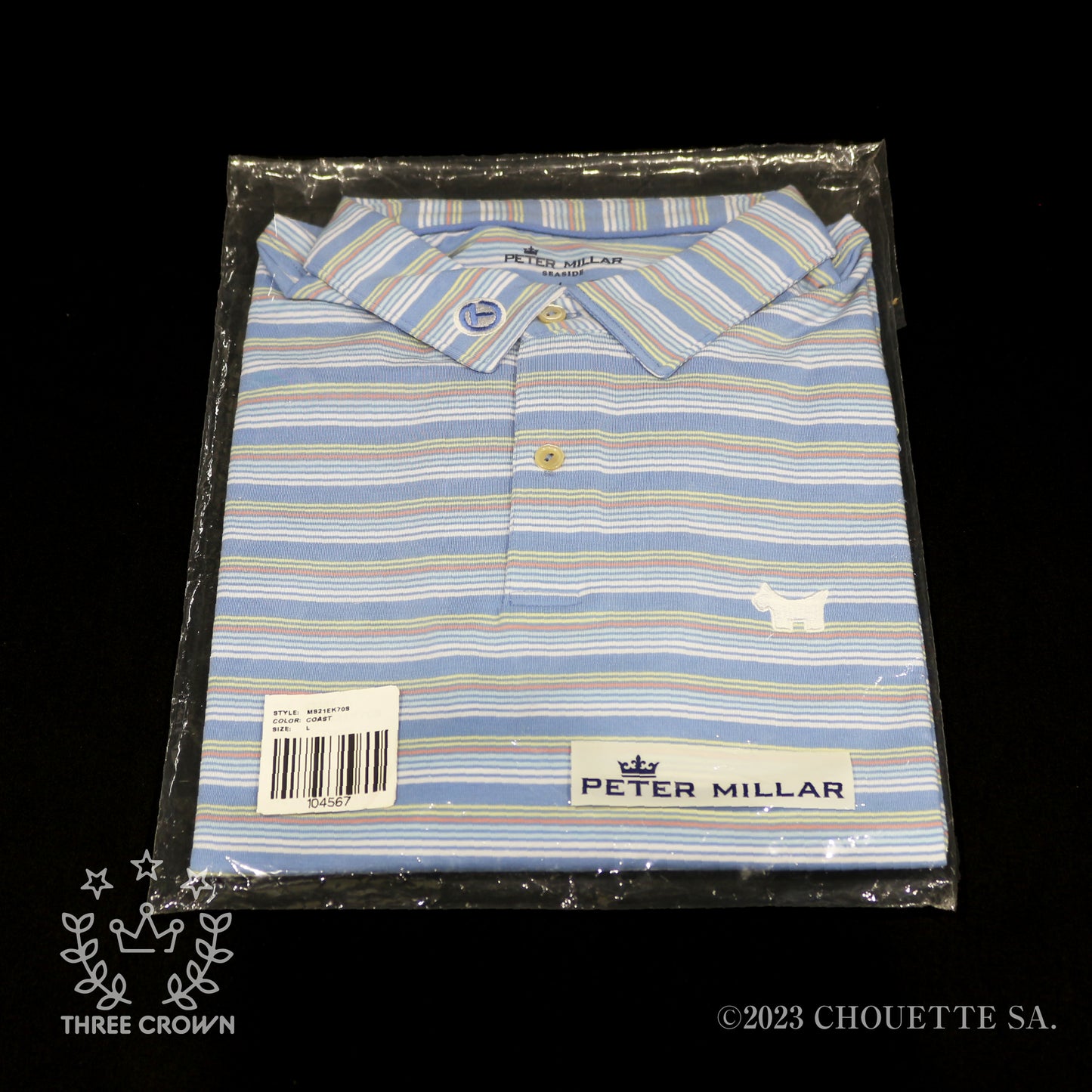 Limited Scotty Dog Polo Shirt Stripe Coast