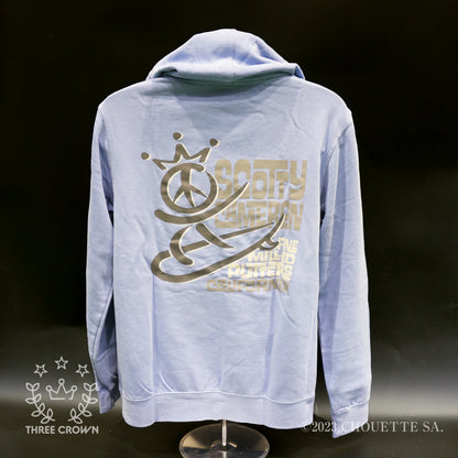 2022 Peace Surfer Sweatshirt Pullover Hoodie Blue