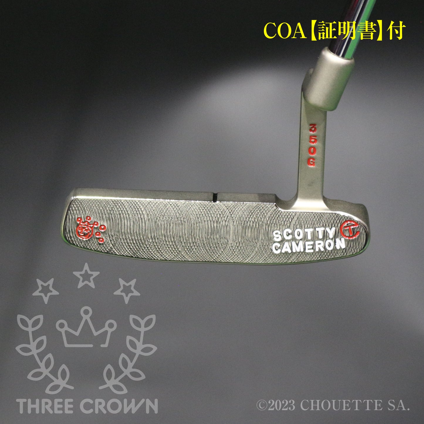 Made for the tour 009 in a pro platinum finish at 350g with a Hot Head Harry【スギプロ企画】