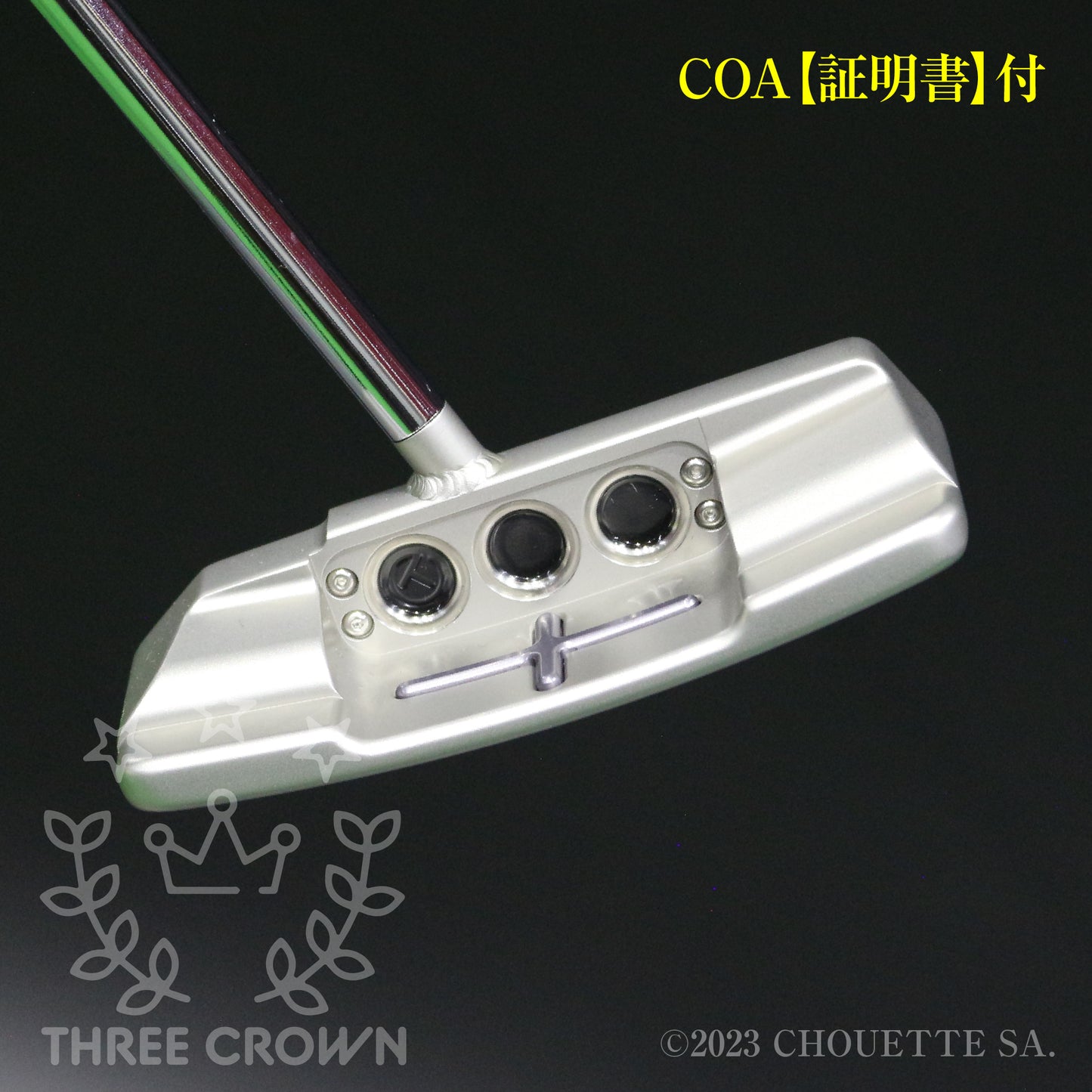 Tour Mallet 2 in SSS with a welded center neck & 15g circle T sole weights【スギプロ企画】